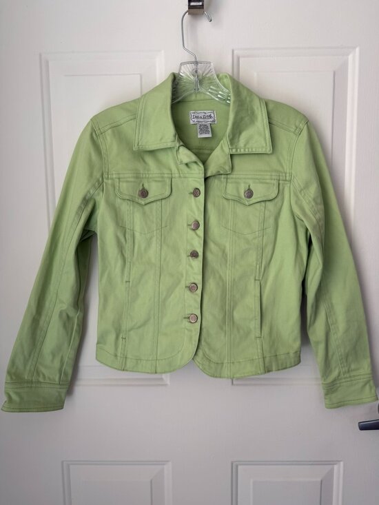 Live a Little Jackets & Blazers - Live a Little Fitted Petite Denim Jacket